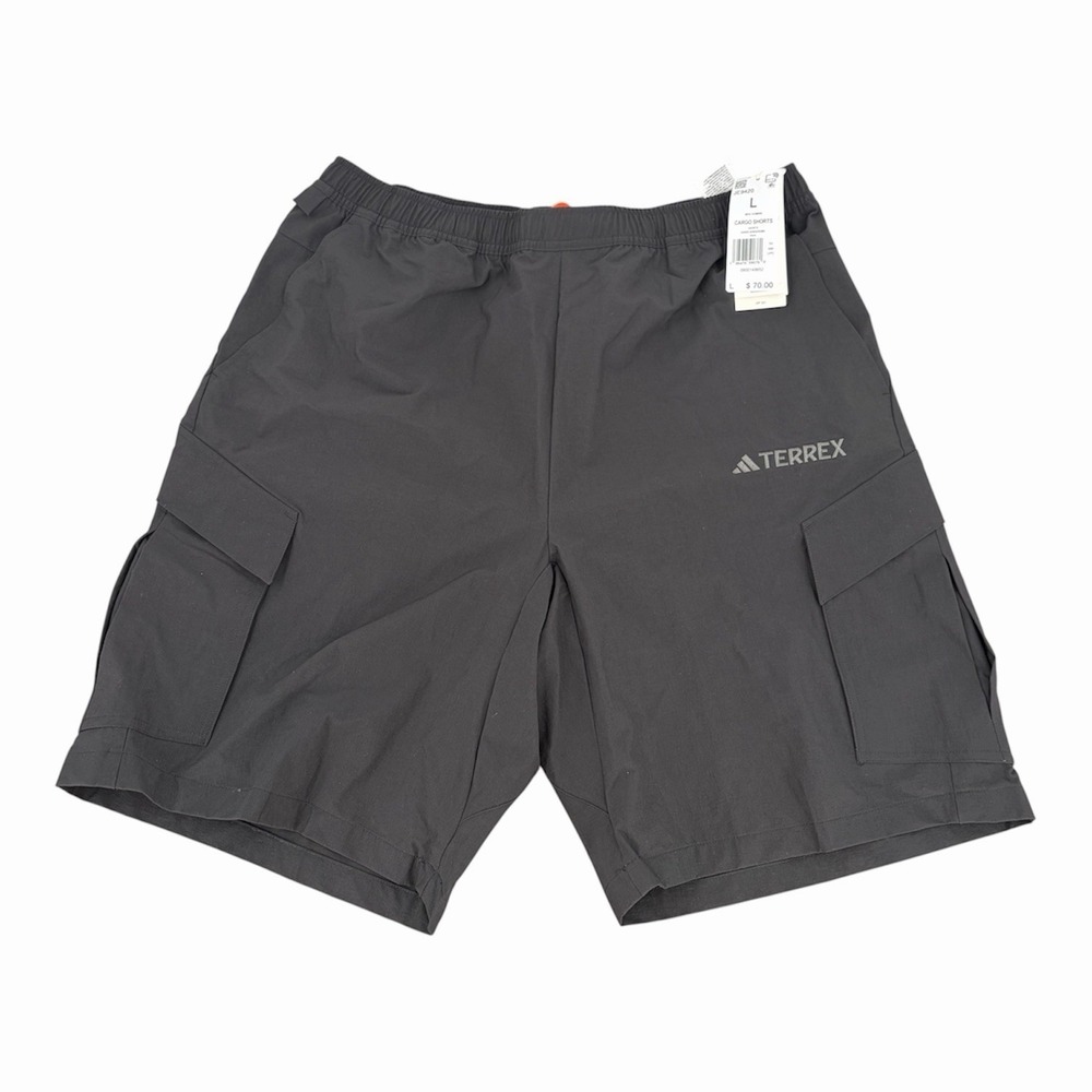 Adidas Terrex Xploric 10" Cargo Shorts Sportswear Hiking Men's L JE9420